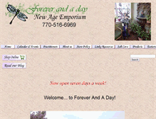 Tablet Screenshot of foreverandaday.biz